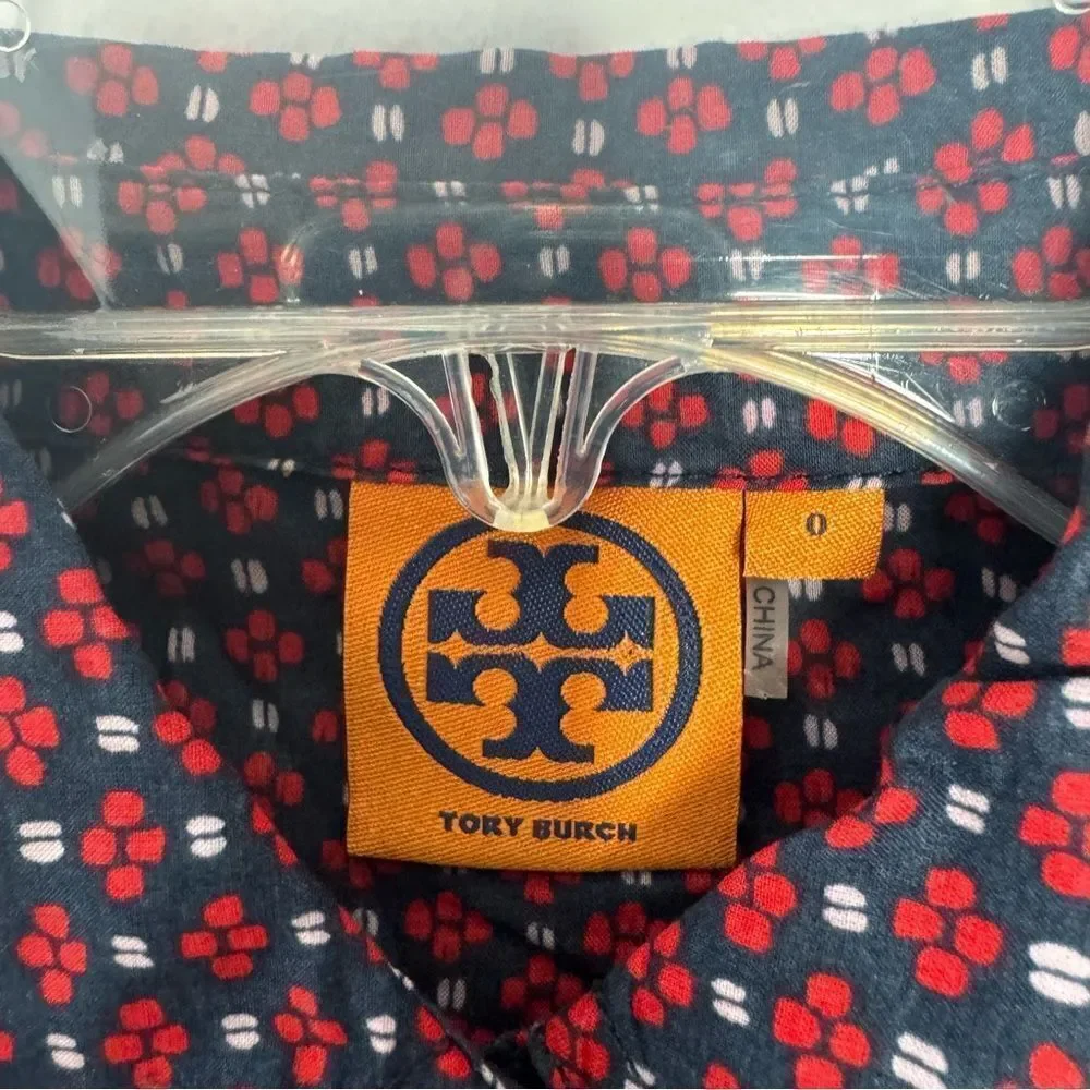Tory Burch button down shirt size 0